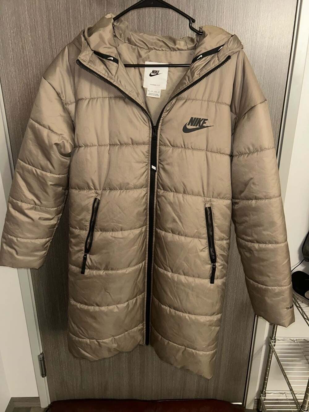 Nike Sportswear Therma-FIT Repel Women's Hooded Parka Puffer Jacket Olive